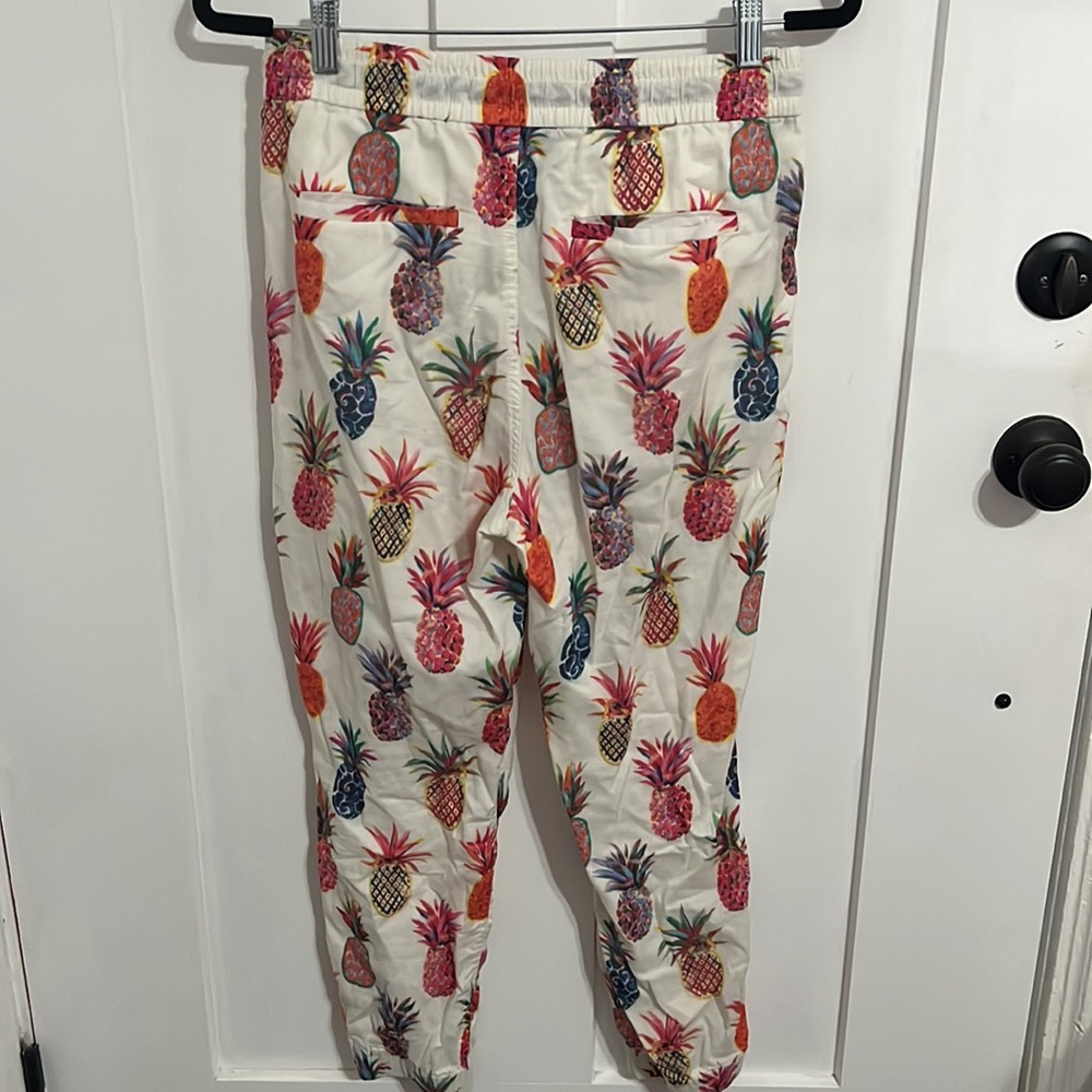 Jcrew Pineapple Drawstring Pants - Size 2 - image 3